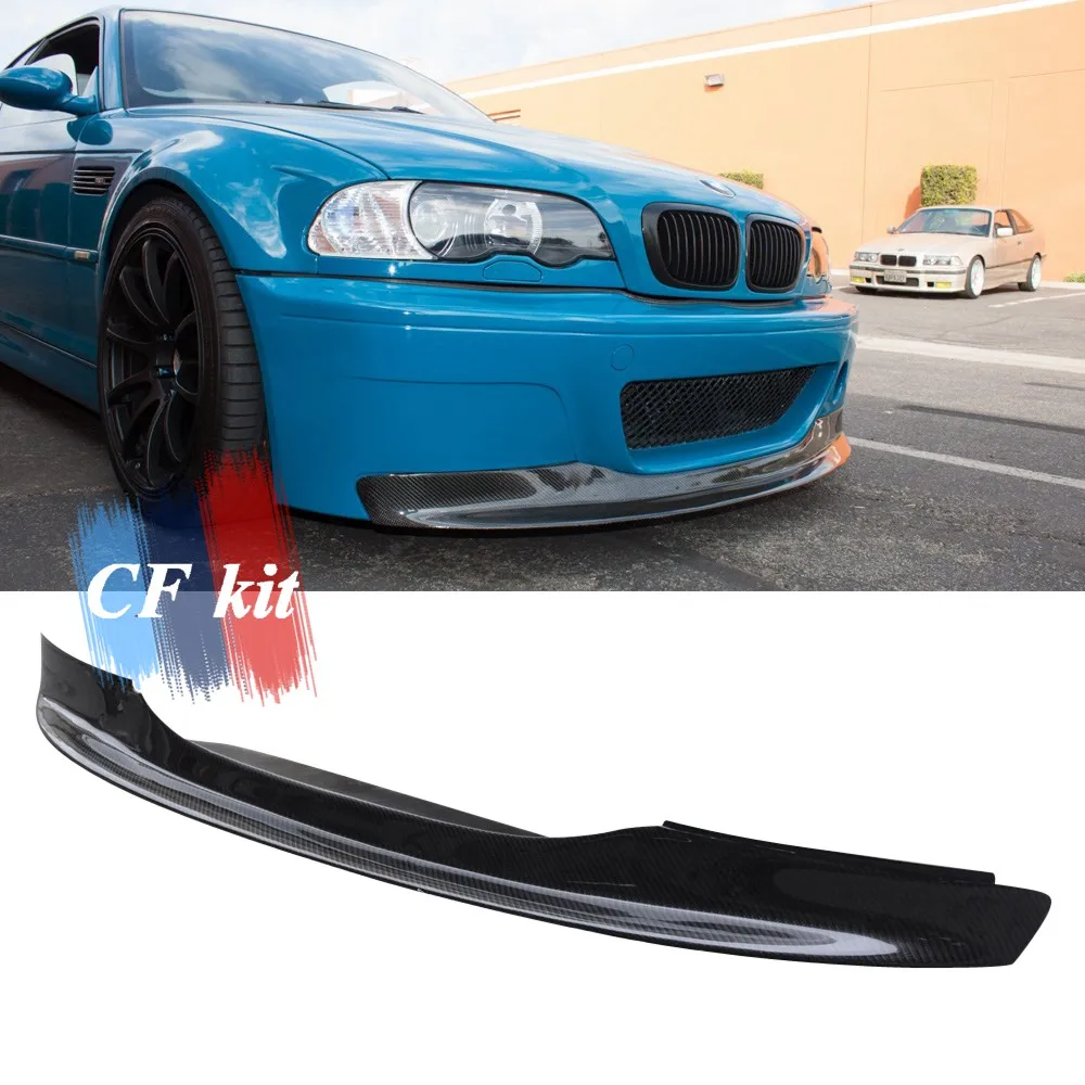 CARBON FRONT LIP SPOILER CSL STYLE FOR BMW E46 M3 ONLY