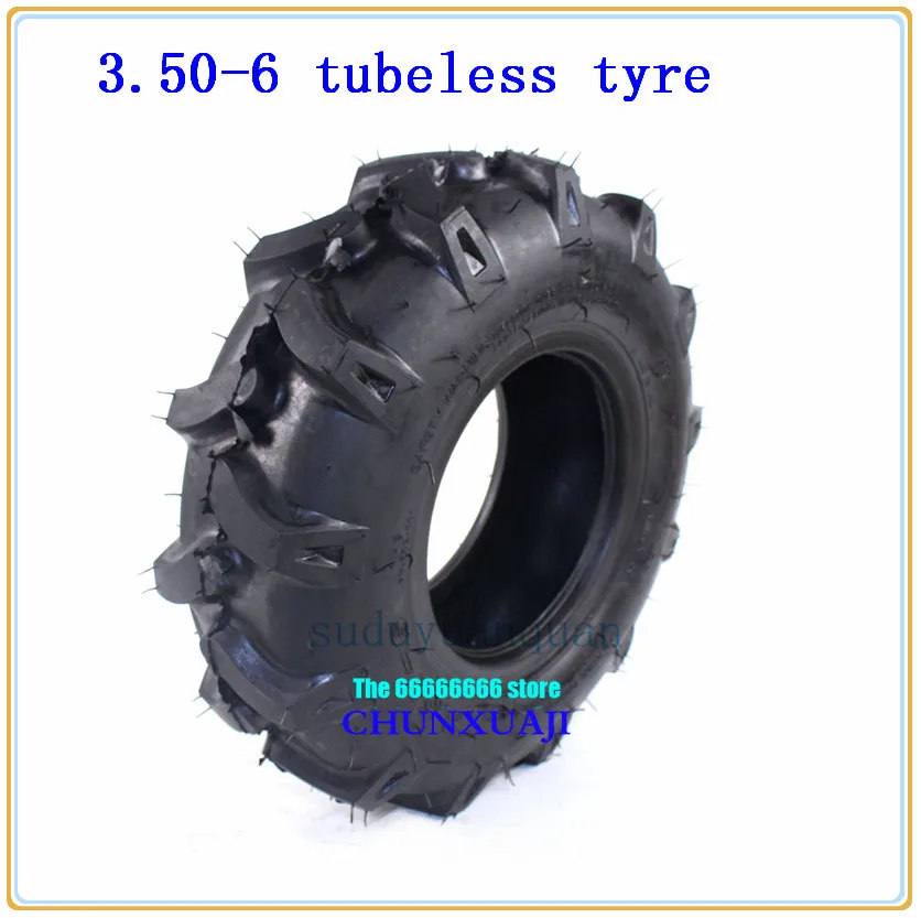 Pneus tubeless de 3.50 à 6, pneus de roue de tracteur à vide pour ATV Quad tondeuse à gazon tracteur de jardin