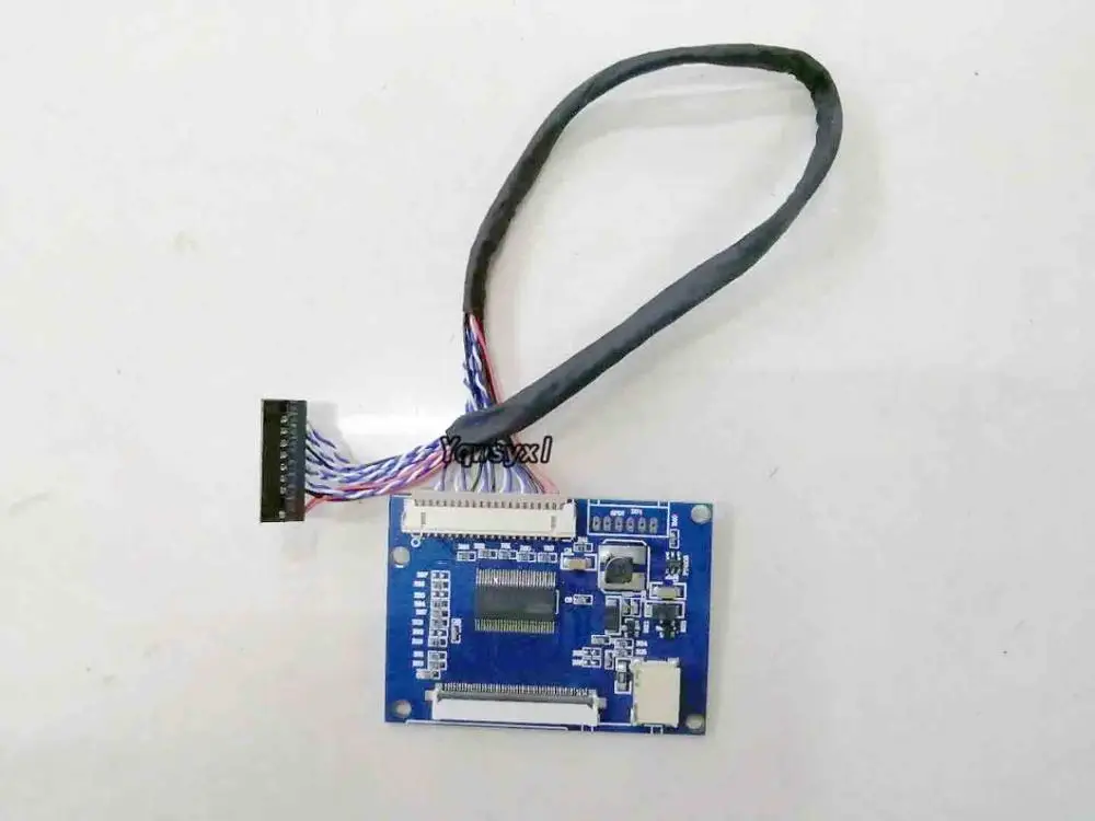 Плата преобразователя Yqwsyxl LVDS 1ch 8bit 20Pin до 50Pin TTL сигнала LCD T-con | Компьютеры и офис