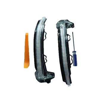 

ELISHASTAR 1 Pair Flowing Turn Signal Side Wing Rear View Mirror Light For 2017 A4 A5 S4 S5 RS4 RS5 (B9)