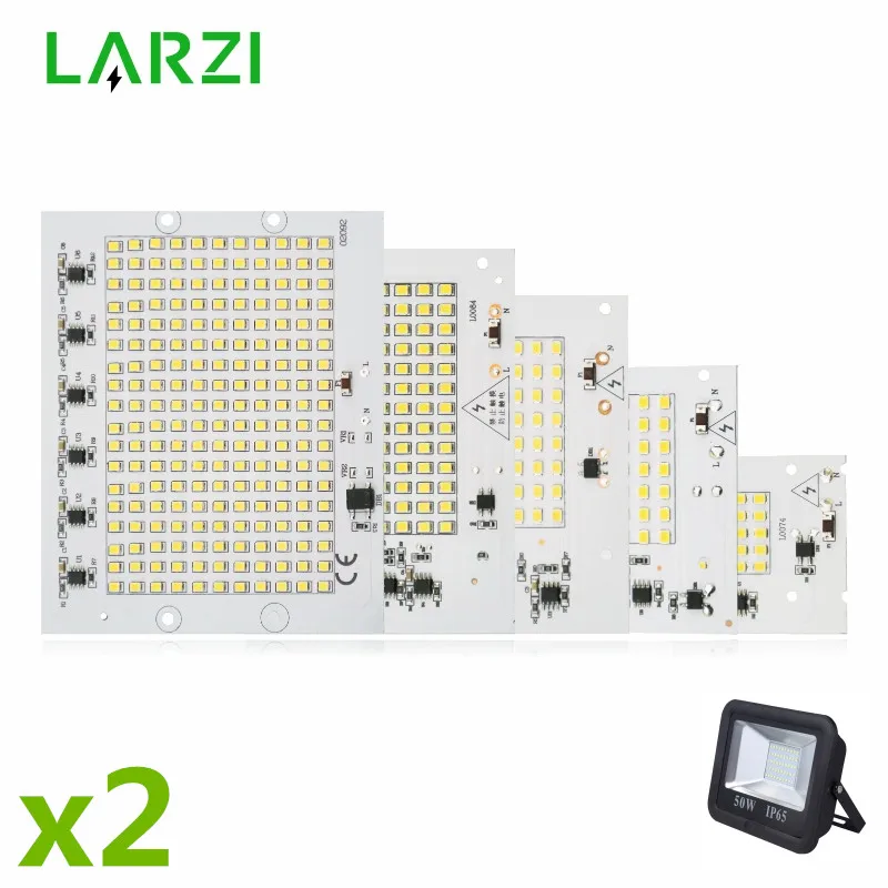 Led-Lamp-Chip Floodlight Light-Beads Warm White Outdoor 100W 30W SMD2835 DIY 20W 50W