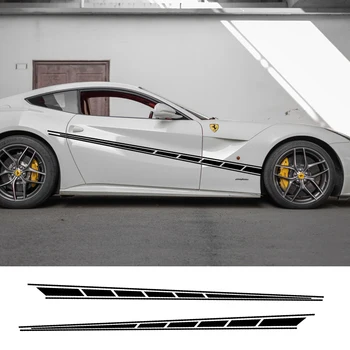 

Car Long Stripe Stickers for Skoda Octavia A5 A7 RS Fabia MK2 MK3 Rapid Tesla Model 3 X S Suzuki Vitara Swift Car Accessories