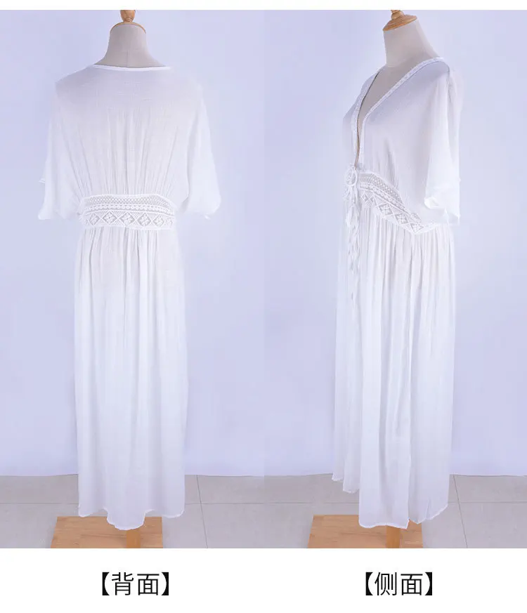 Swim Cover Up Kaftan Praia Pareo Plus Size Plage Tunique Output Capes Salida De Playa Mujer Sarong Large Swimwear Sarongs