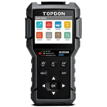 TOPDON Artilink600 AL600 Full OBD2 Scanner Engine Code Reader OBD Car Diagnostic Scan Tool OBDII Auto Scanner Engine Analyzer