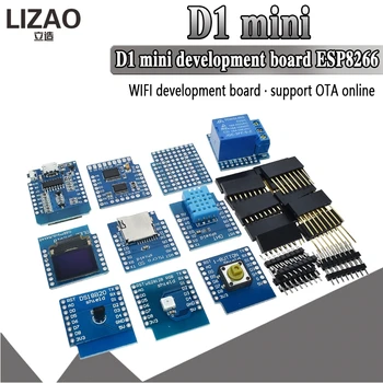 

ESP8266 ESP-12 ESP-12F CH340G CH340 V2 USB WeMos D1 Mini WIFI Development Board D1 Mini NodeMCU Lua IOT Board 3.3V With Pins