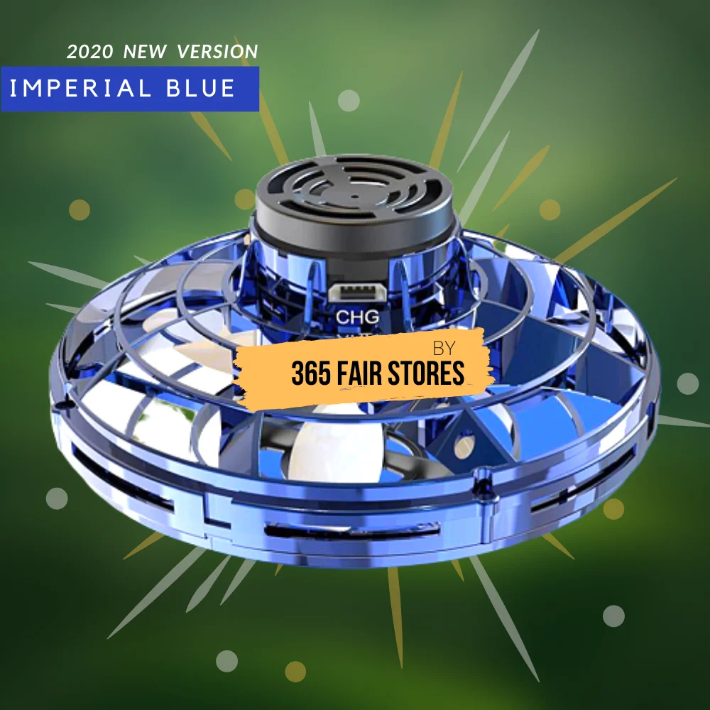 flynova Athletic toy rotator hand drone UFO led fidget finger spinner child gift interesting game flying toy