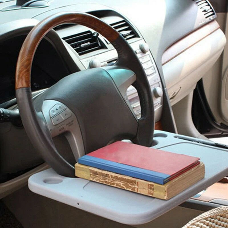 Автомобильный журнальный столик для ноутбука, руль, универсальный портативный Рабочий столик для сиденья, автозапчасти