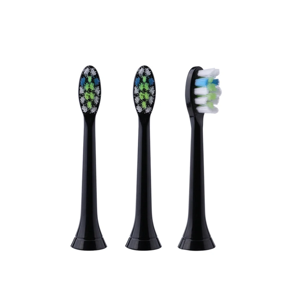 2/3/4 шт. для Philips Sonicare DiamondClean Замена HX6063/65 HX9342 HX6933 черный Зубная щётка замена электрической насадки - Цвет: 3pc