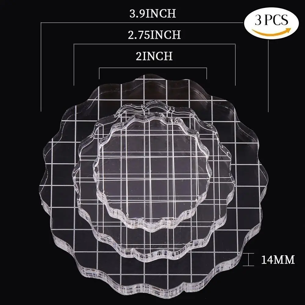 3 шт., Детские печати, квадратные акриловые прозрачные штампы, резиновые штамповочные блоки, набор штампов для учеников, самодельная открытка для скрапбукинга