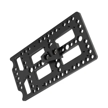 

Kayulin Aluminum alloy Perforated Cheese Plate With Quick Release Male V-Lock Mount For Camera Battery System