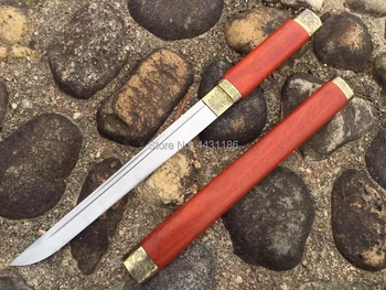 

RedWood Saya Japanese Ninja Wakizashi Knife Saber Sharp 1090Carbon Steel Straight Dao Sword Samurai Katana