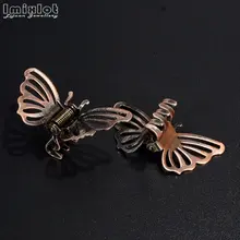 1 пара, женские аксессуары для волос, заколки, краб, Ретро стиль, Мини Бабочка, заколка для волос, заколка для волос, для девушек