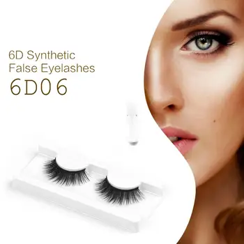 

Neitsi One Pair 6D Synthetic False Eyelashes Natural/Thick Extensions Black Long Women 25mm Make-up Beauty Eyelashes