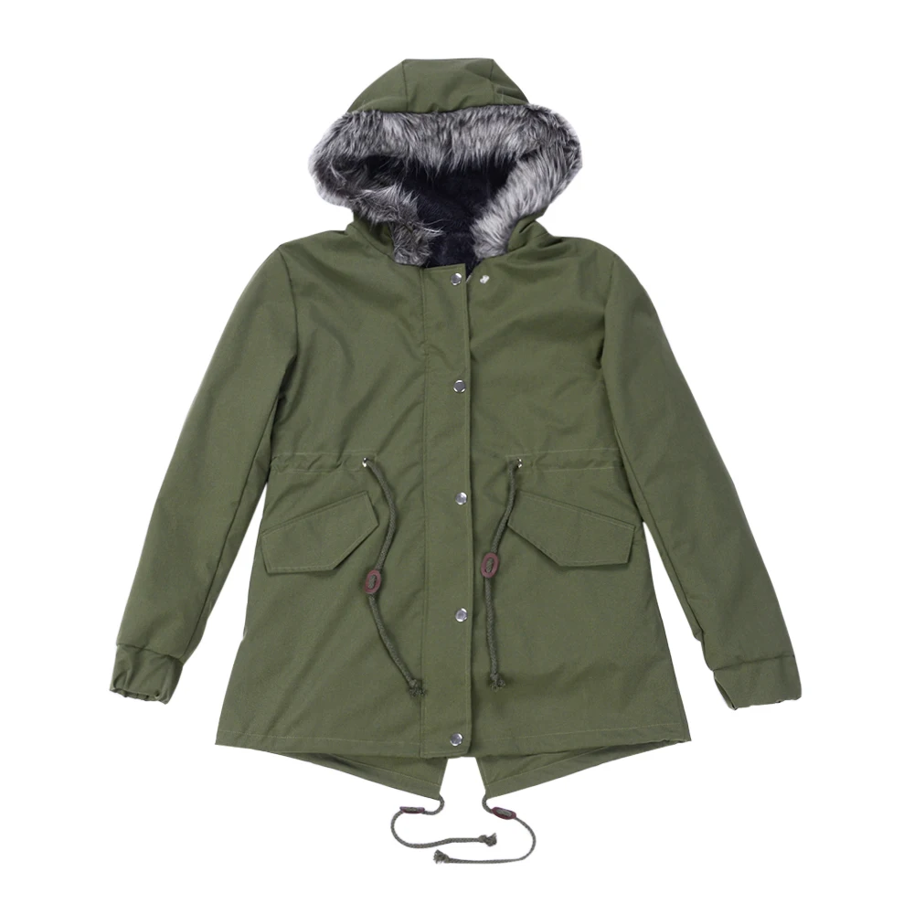 OEAK, женские парки, европейский стиль, Осень-зима, модная клетчатая куртка с капюшоном, повседневная, свободная, с длинным рукавом, с хлопковой подкладкой, пальто S-3XL