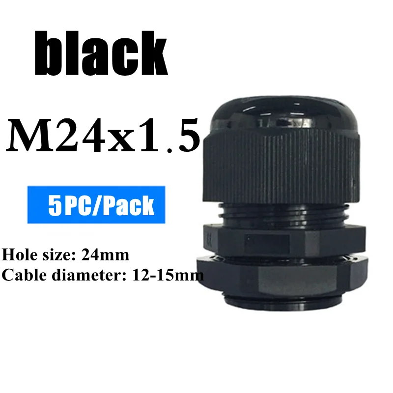5pcs M24(black)