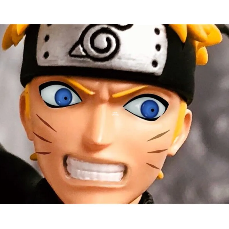 1" Наруто статуя Uzumaki Naruto бюст девятихвостая героя аниме «Наруто Full-Длина портрет кьюби анимационная фигурка GK Ящик для игрушек 45 см V396