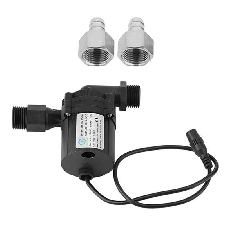 DC12V 18 Вт Homebrew пивоваренный пивной насос бесщеточный с фитингами 9l-10л/мин доморозный насос