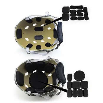 

19Pcs/set Combat Paintball Airsoft Tactical Military Helmet Pads Hunting Helmet Protective Pad EVA