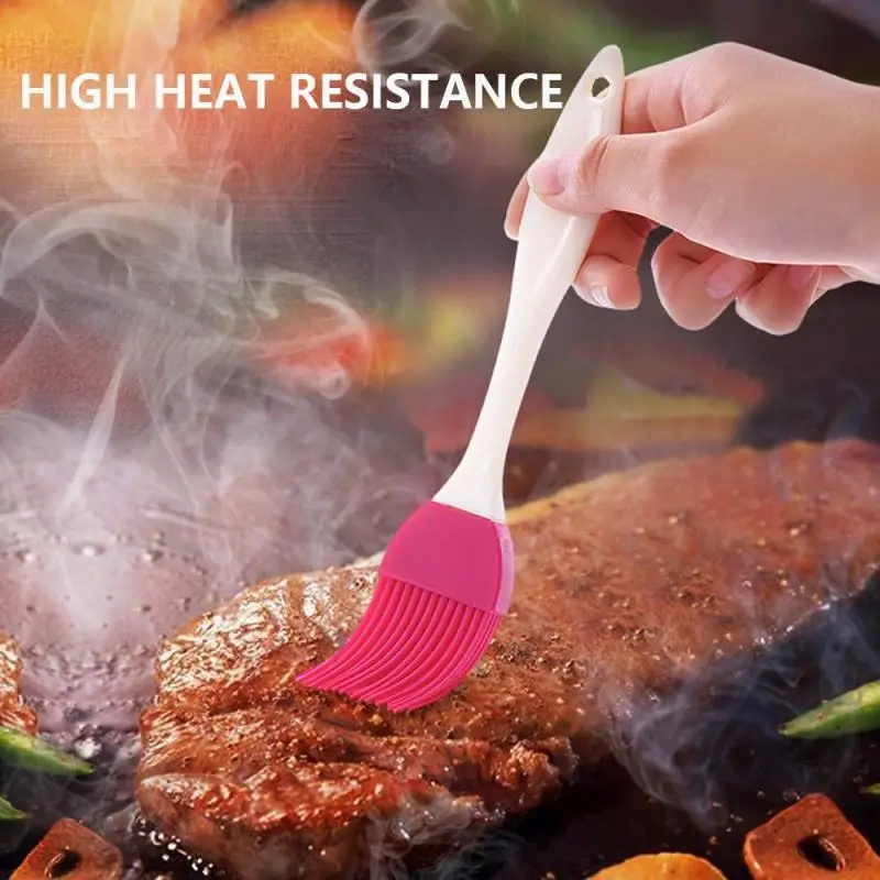 Liquid Oil Random Silicone Baking Bakeware Bread Cook Brushes BBQ Utensil Pastry Cream Safety Basting Butter Tools | Дом и сад