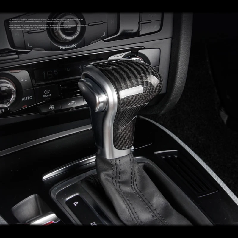 Аксессуары для Audi A3 A4 A5 A6 A7 Q2 Q5 Q7 S3 S4 S5 S6 S7 B8 B9 консоль из углеродного волокна ручка