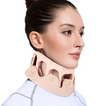 

VELPEAU Neck Brace for Cervical Spine Pain Cool Soft Silicone Collar for Summer Neck Support for Sleeping to Prevent Stiff Neck