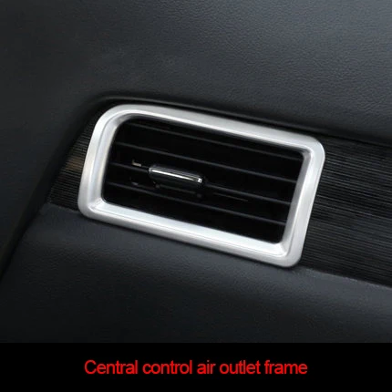 Для Mitsubishi OUTLANDER EX 2013- ABS хром матовый центральный контроль воздуха на выходе рамы 2 шт