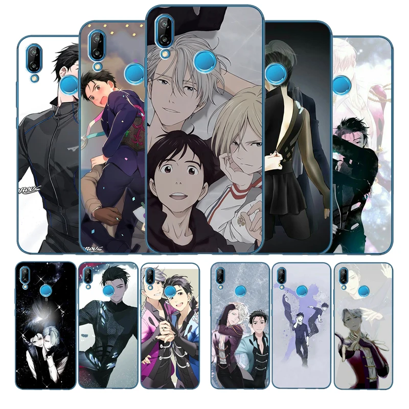 Аниме Yuri on Ice TPU Мягкий силиконовый чехол для телефона Huawei P10 P20 P30 Lite Plus Pro P smart Y5 Y6