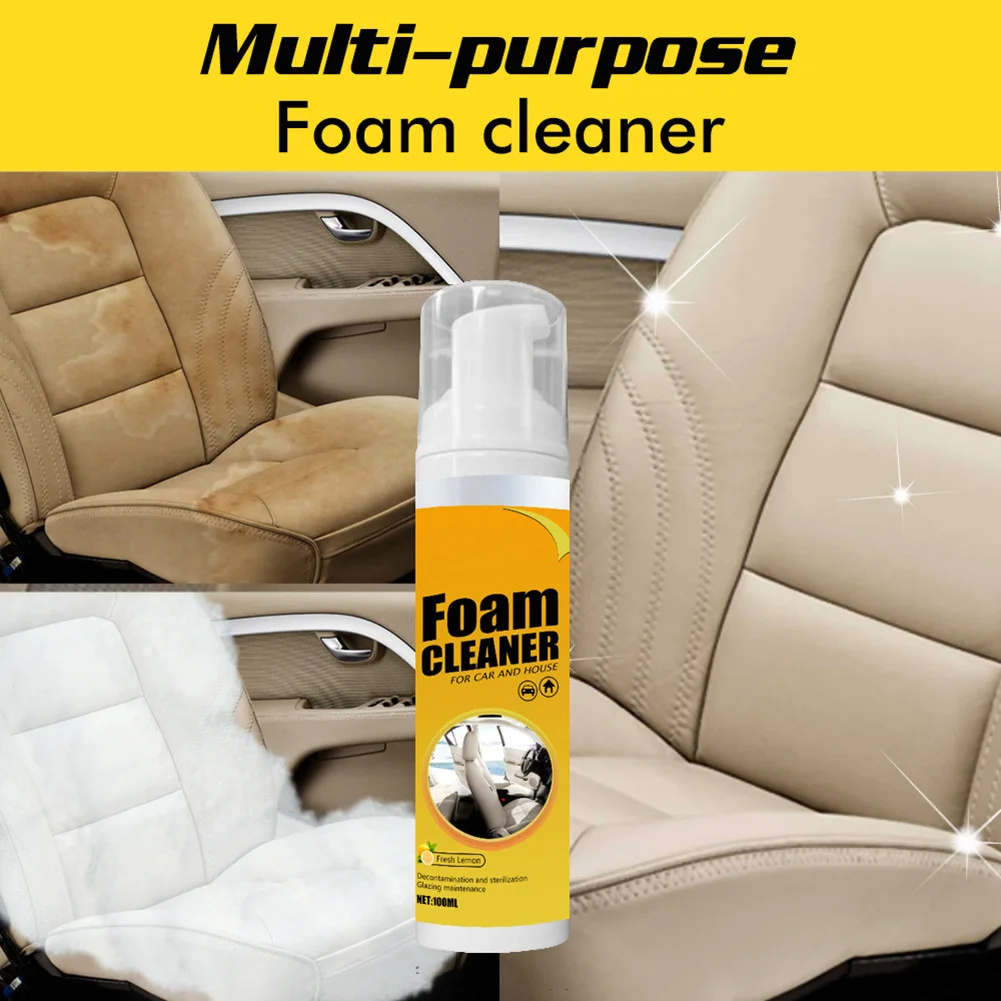 Limpiador de espuma multiusos, removedor de óxido, limpieza multifuncional para Interior de asiento de Casa de coche, accesorios para automóviles, nuevo, 300/30ML