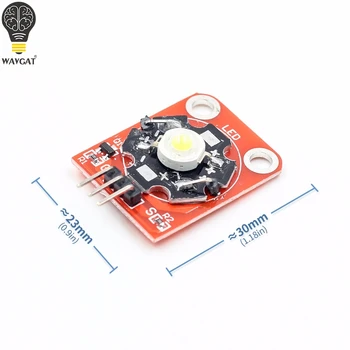 

3W High-Power KEYES LED Module with PCB Chassis for Arduino STM32 AVR