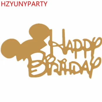 

Mickey Minnie Letter Hat Metal Cut Dies Stencils for Scrapbooking Stamp/photo album Decorative Embossing DIY Paper Cards