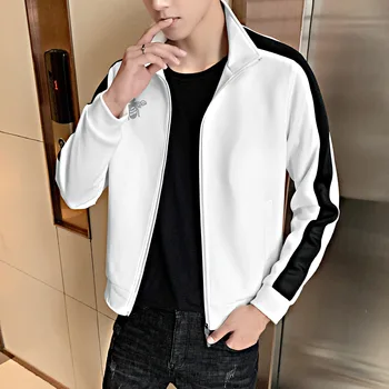 

Men Stand Collar Jacket 2020 New Style Autumn Korean-style Sports MEN'S Jacket Versitile Fashion Handsome Coat Male