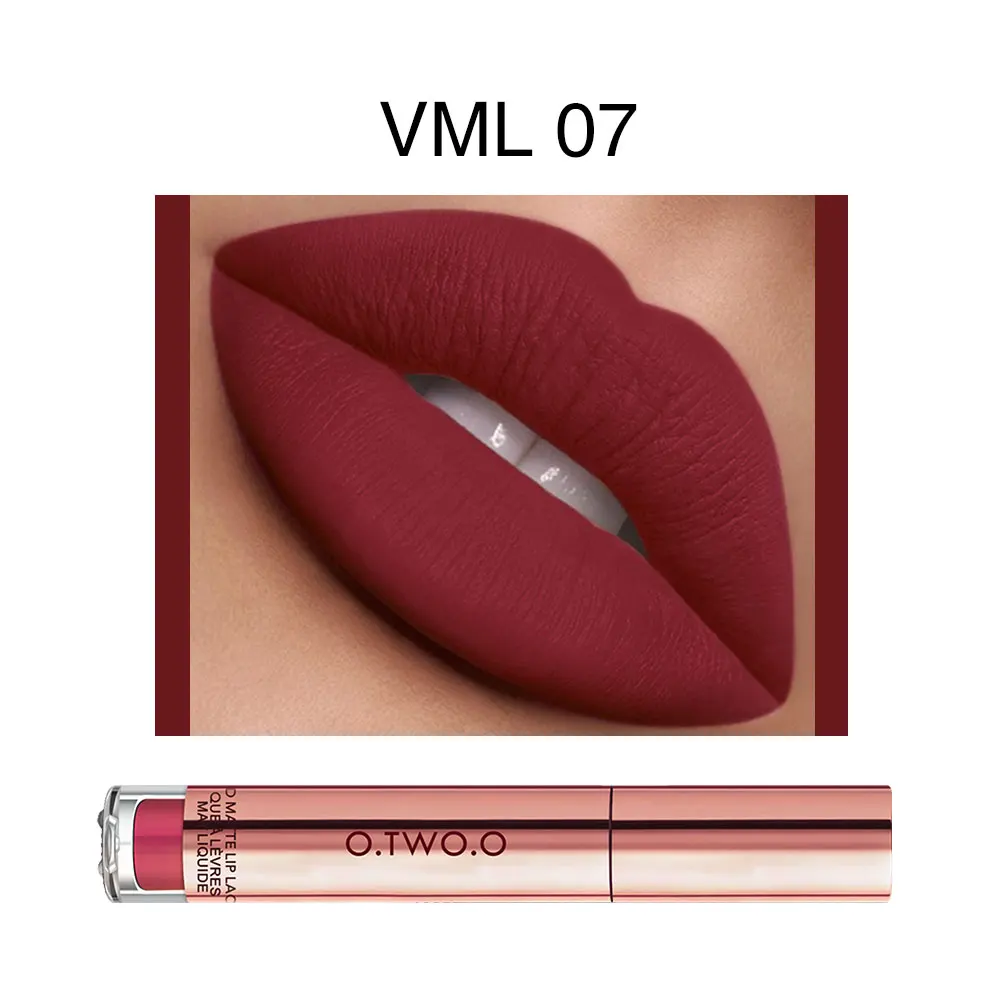 O.TWO.O 12 цветов, лучшие продажи, хит, косметика, макияж, блеск для губ, длительное действие, водостойкая, легко носить, матовая губная помада