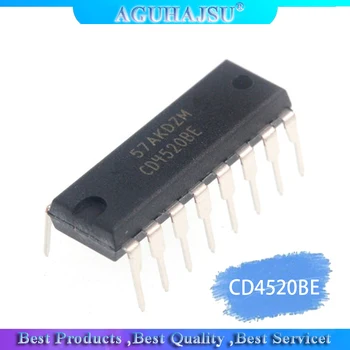 

10pcs/lot CD4520 CD4520BE DIP-16 dual 4-bit binary counter new original