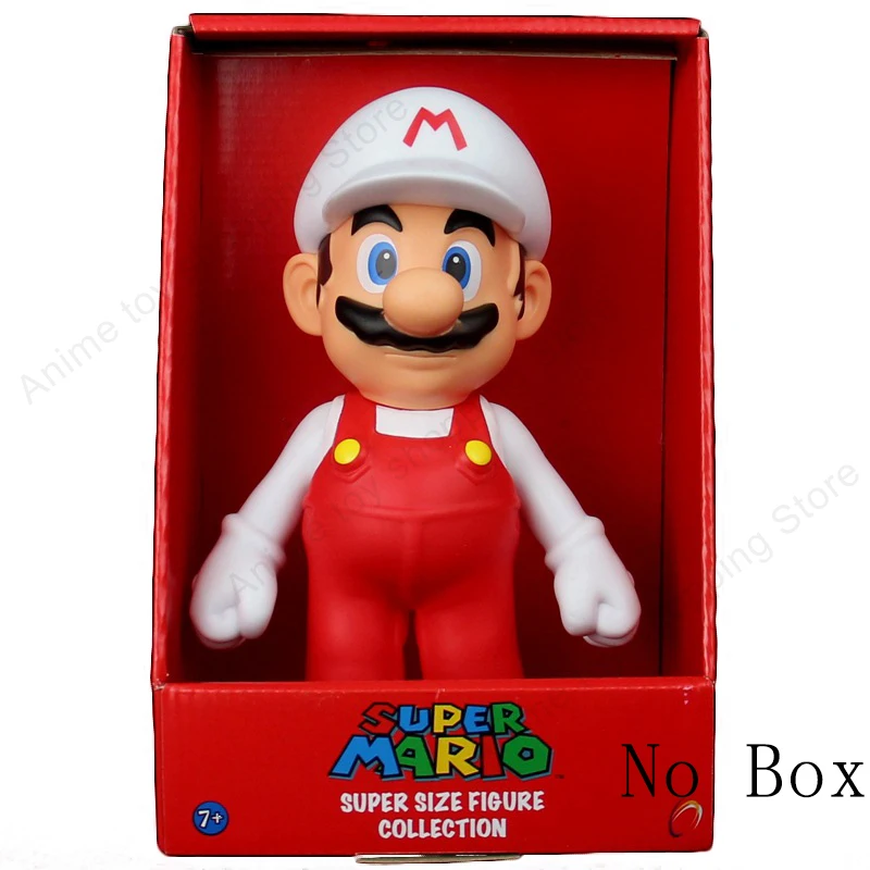 Super Mario Anime Model Toys Luigi Yoshi Peach Bowser Donkey Kong Action Figure Mario Bros Collection Model Dolls for Kid Gifts
