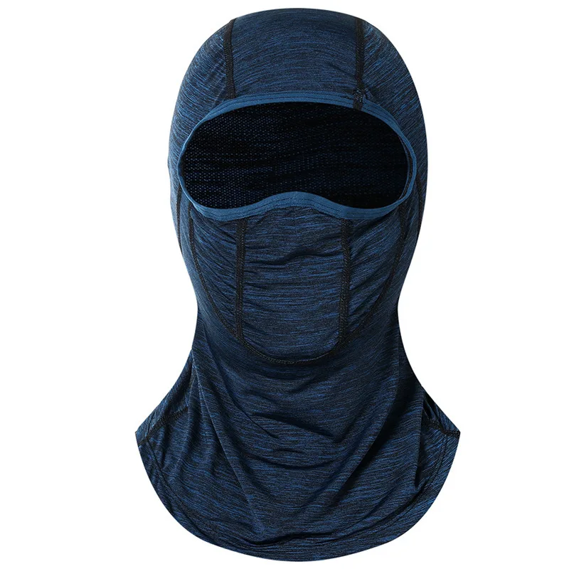 

Ice silk fabric cycling mask full face Anti-sweat riding running training balaclava Sport bike neck warmer skiing bicycle scarf