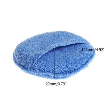 

10pcs Blue Sponges Car Waxing Polish Microfiber Foam Cleaning Pads 5-Inch