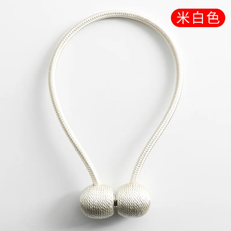 1PCS White 1 шт. магнитные Перламутровые Шарики для занавесок подхваты для галстука сзади Holdbacks пряжки зажимы аксессуары карнизы аксессуары - Цвет: 1PCS White