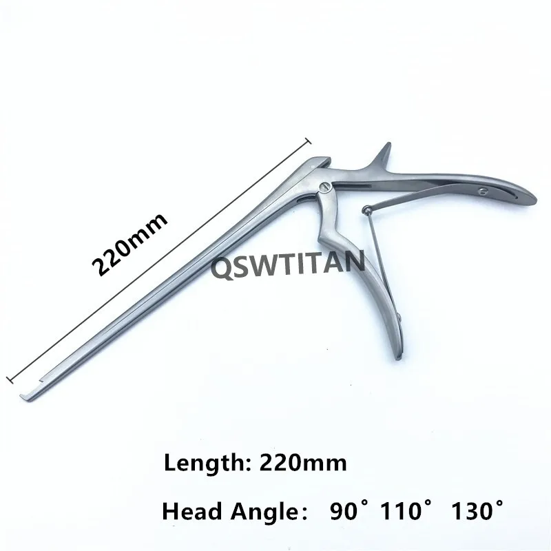 1 Uds ortopedia Kerrison Rongeur 130 dgeree veterinarios ortopedia instrumento