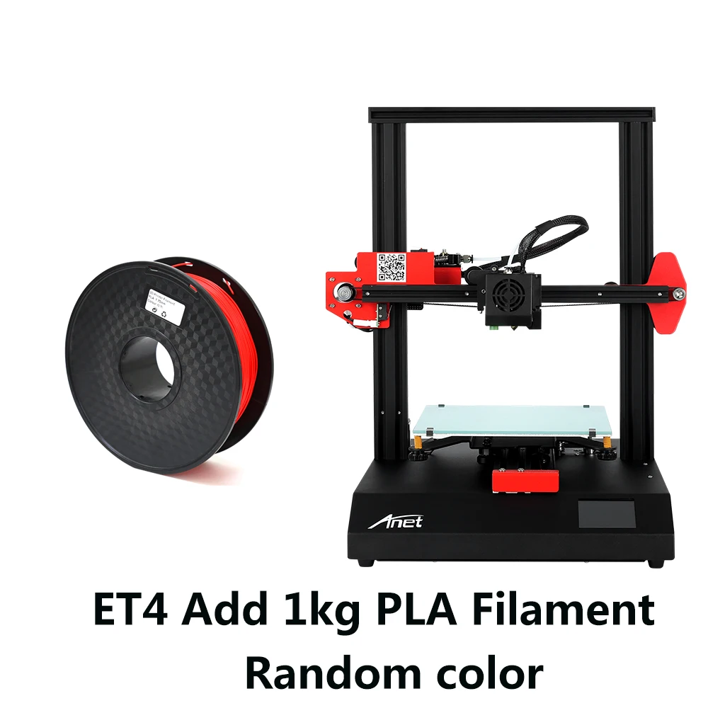 Anet 3D Printer ET4 Metal Frame Module Assembly with Auto Leveling/Resume Printing/Filament Detection,High Precision 3D Printer 