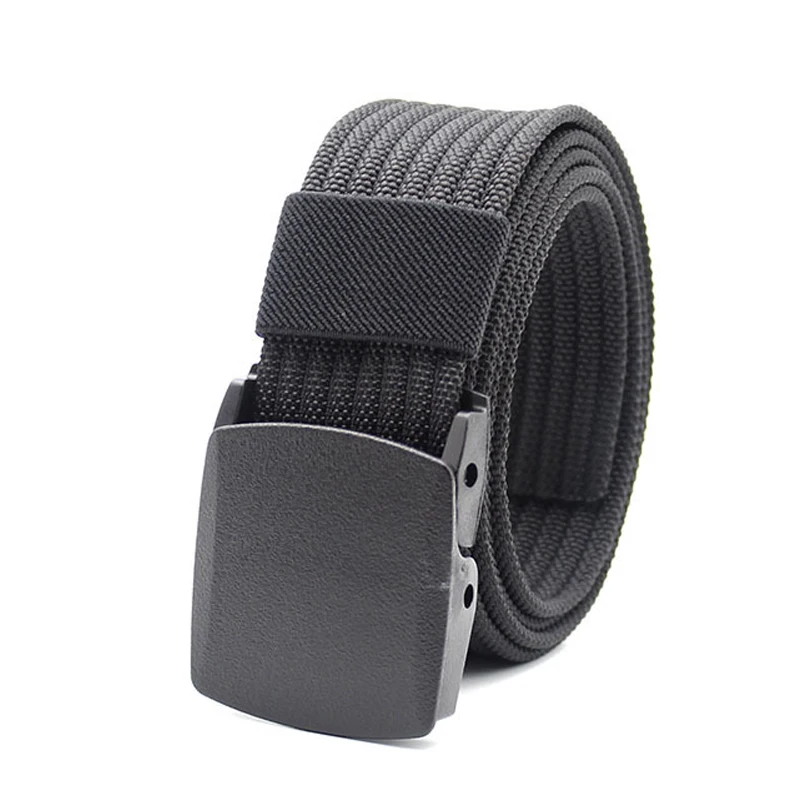 Mens Nylon Belt Tactical Military Plastic Buckle Waist Belt Army Combat Gear Outdoor Prevent Allergy High Quality Belts