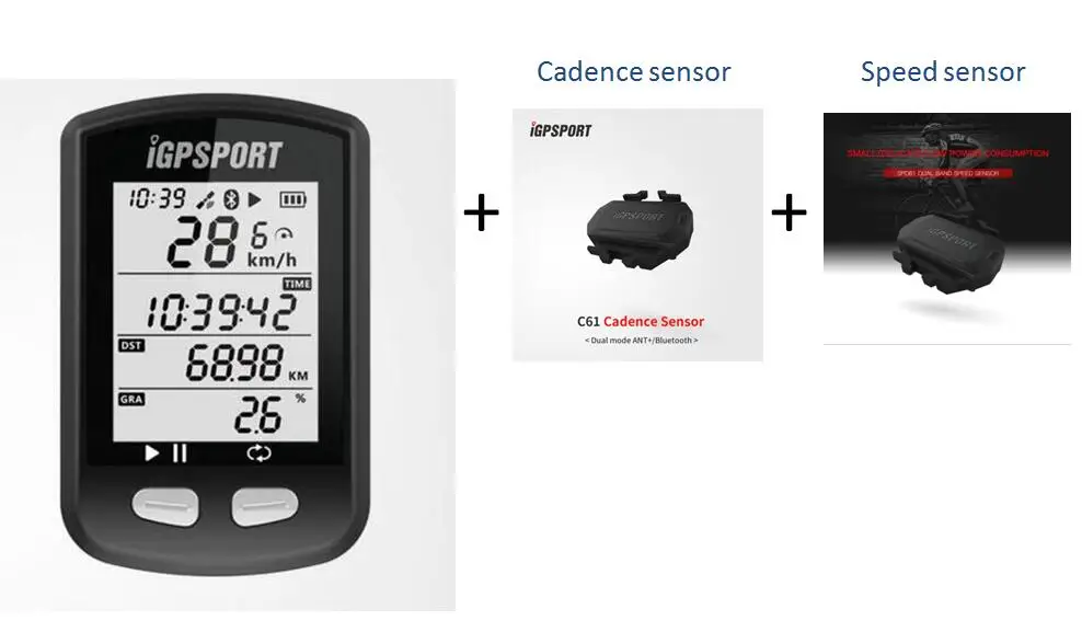 Я gps порт iGS10 gps ANT+ велосипед велосипедный компьютер Спидометр iGS20E IGS50E iGS618 я gps порт 10 gps дорога/MTB компьютер - Цвет: Set 3