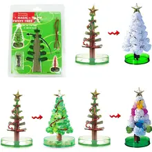 Волшебная Растущая игрушка дерево для мальчиков и девочек Кристалл Забавный подарок на Рождество
