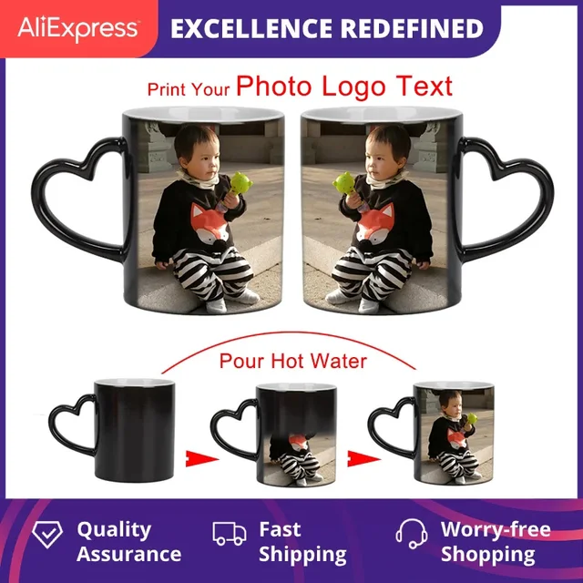Drop shipping DIY Photo Magic Color Changing Mug: The Perfect Personalized Gift