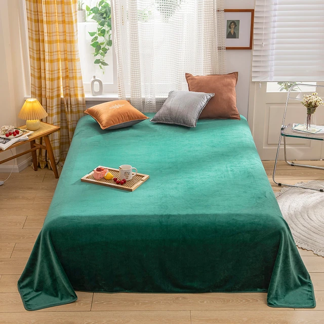 Drap plat molletonné ou taie d'oreiller, couvre-matelas en