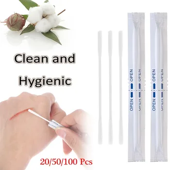 

10pcs Wet Disposable Alcohol Cotton Swabs Double Head Cleaning Stick Skin Cleaning Applicator Sticks Health Care Tools
