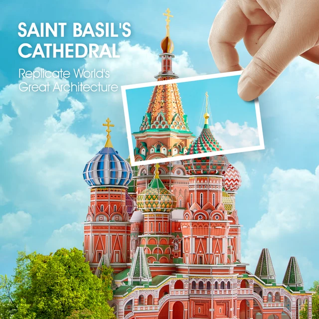 ARVOSTO CubicFun 3D Puzzle St. Basil's Cathedral Kit