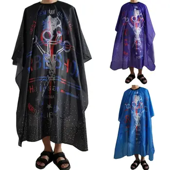 

Haircut Cape Cloth Waterproof Cutting Hair Pattern Salon Barber Cape Hairdress Hairdresser Apron Wrap Gown Barber Haircut Apron