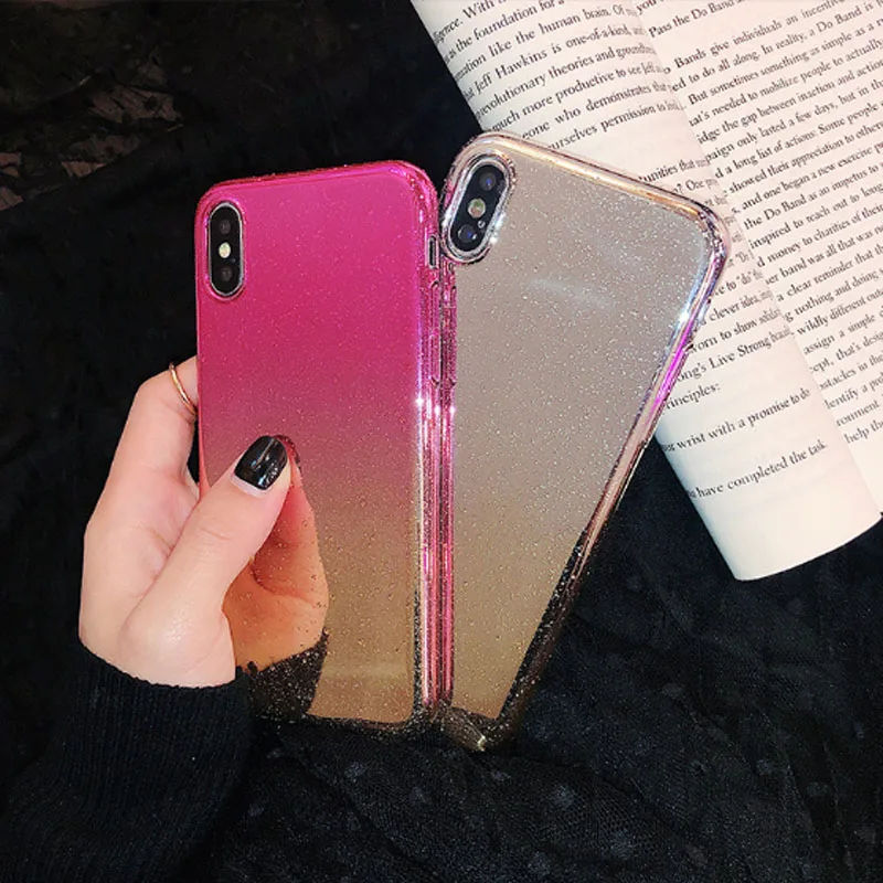 Подходит для iphone6 6s 7 8 p x xs xr max Чехол для мобильного телефона стерео капли воды Красочный прозрачный чехол для мобильного телефона