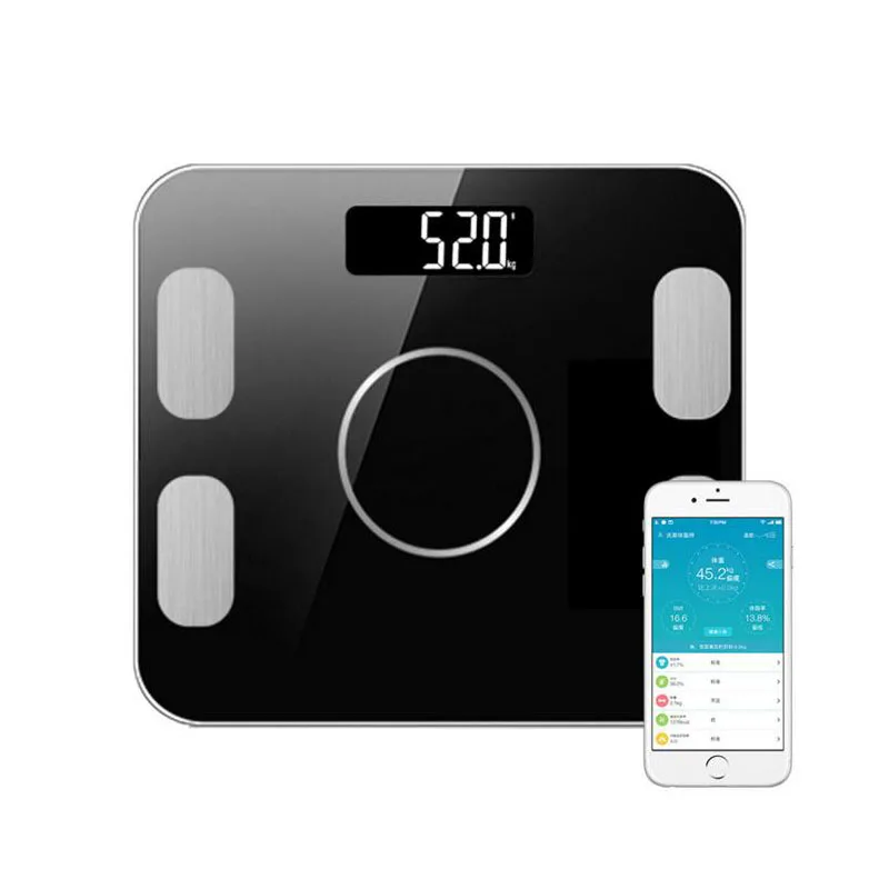 Смарт Bluetooth приложение весы для жировых отложений электронная шкала здоровья измеритель жира для тела весы для человеческого тела бытовые весы для ИМТ