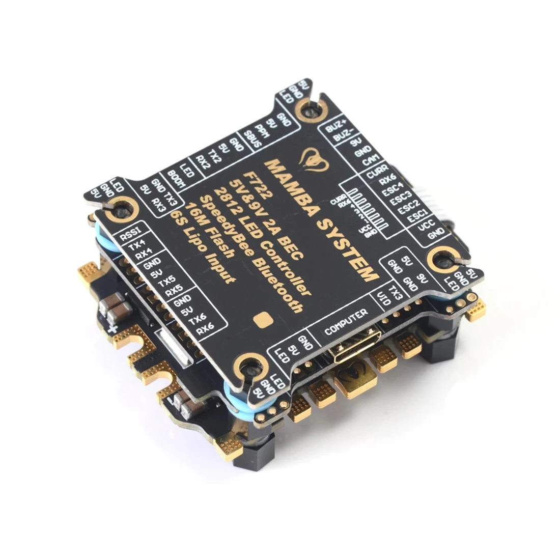 Контроллер полета Diatone MAMBA F405/F722S Betaflight и F40 40A/F25 DSHOT600 50A/30A бесщеточный ESC для радиоуправляемой модели